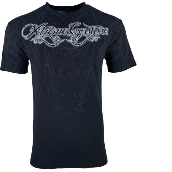 Xtreme Couture by Affliction Men's T-Shirt Wrecked Biker Cross Y2K S-5XL - Picture 2 of 6